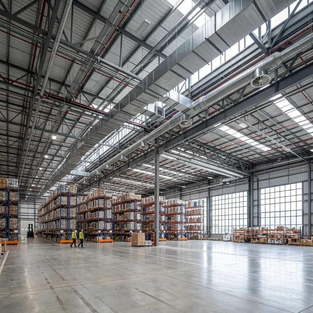 Warehouses & Industrial air conditioning application